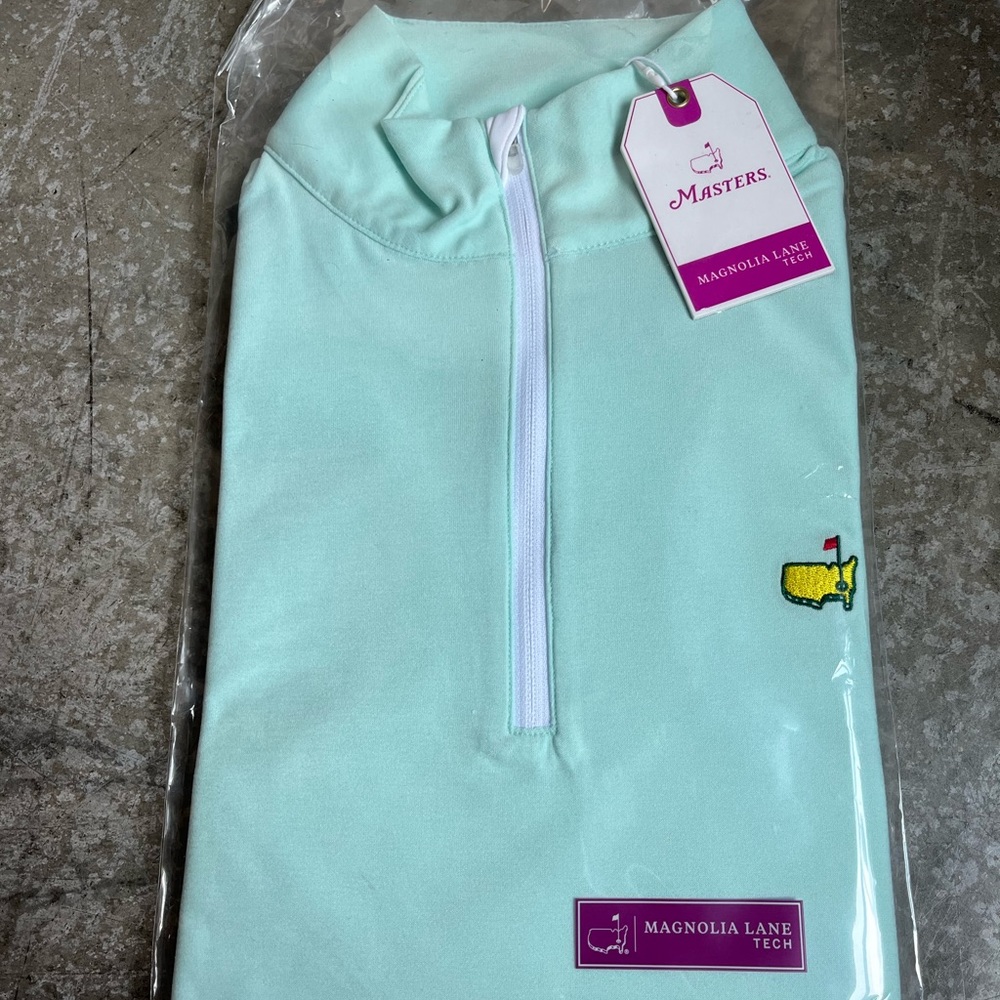 Women's Masters Magnolia Lane Tech Breeze Quarter-Zip Jacket - MED - NWT